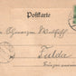 GERMANY GRUSS AUS BERLIN FRIEDRICHSBRUCKE BRIDGE ANTIQUE POSTCARD