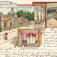 HUNGARY BUDAPEST CAPITAL CITY PAVILION ANTIQUE POSTCARD