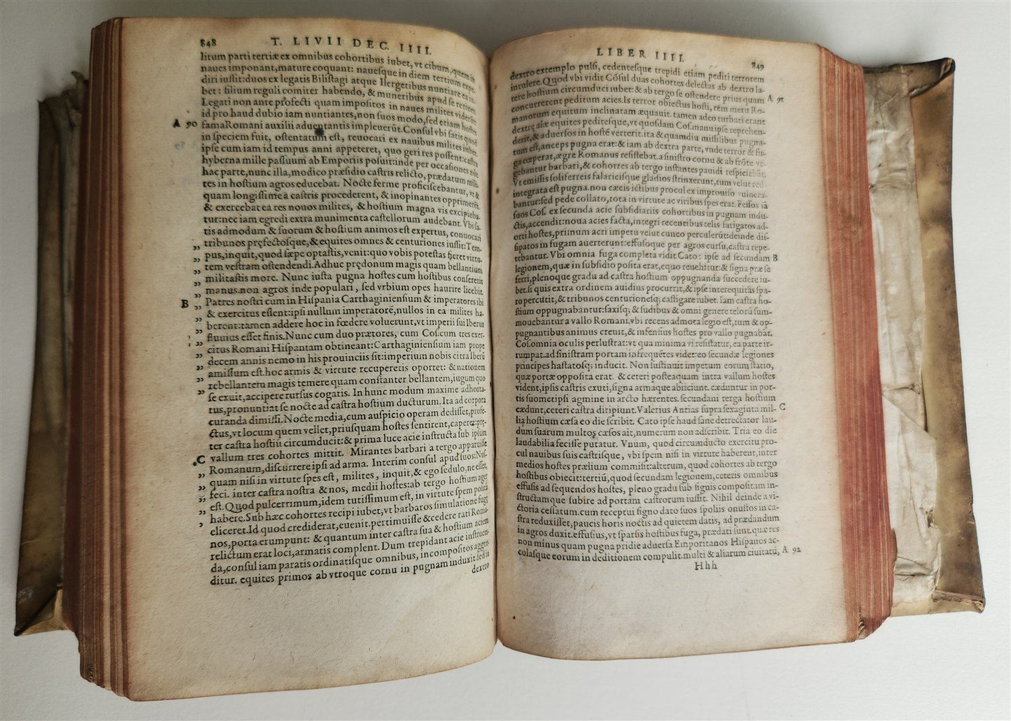 1552 TITUS LIVIUS ROMANAE HISTORIAE PRINCIPIS antique vellum bound ROMAN HISTORY