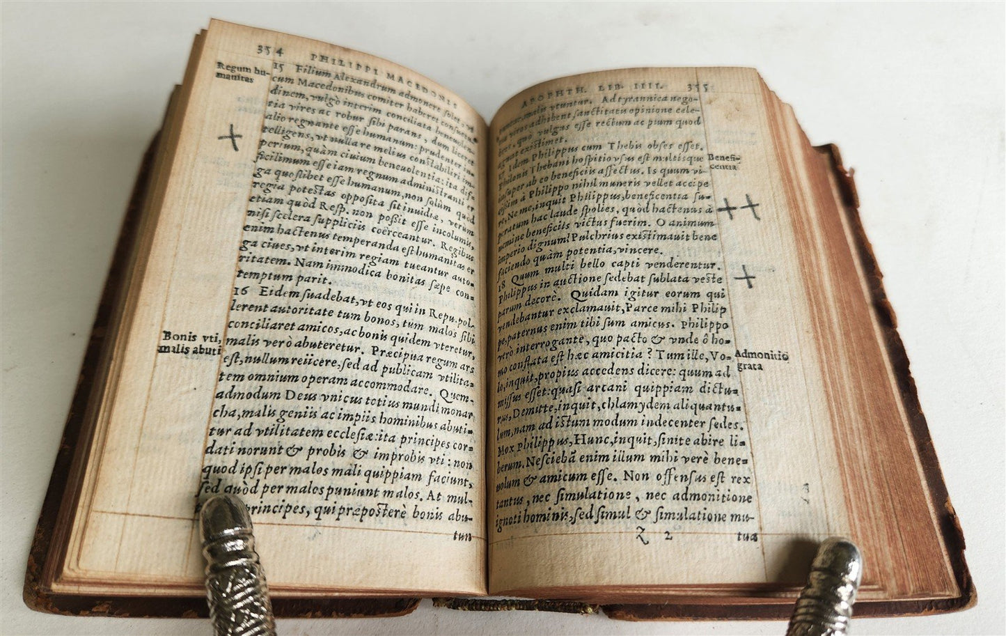 1560 APOPHTHEGMATA by ERASMUS antique 16th century