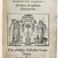 1548 TRACTATUS de RESIDENTIA EPISCOPORUM by HIERONYMI GIGANTIS antique 16th CENT
