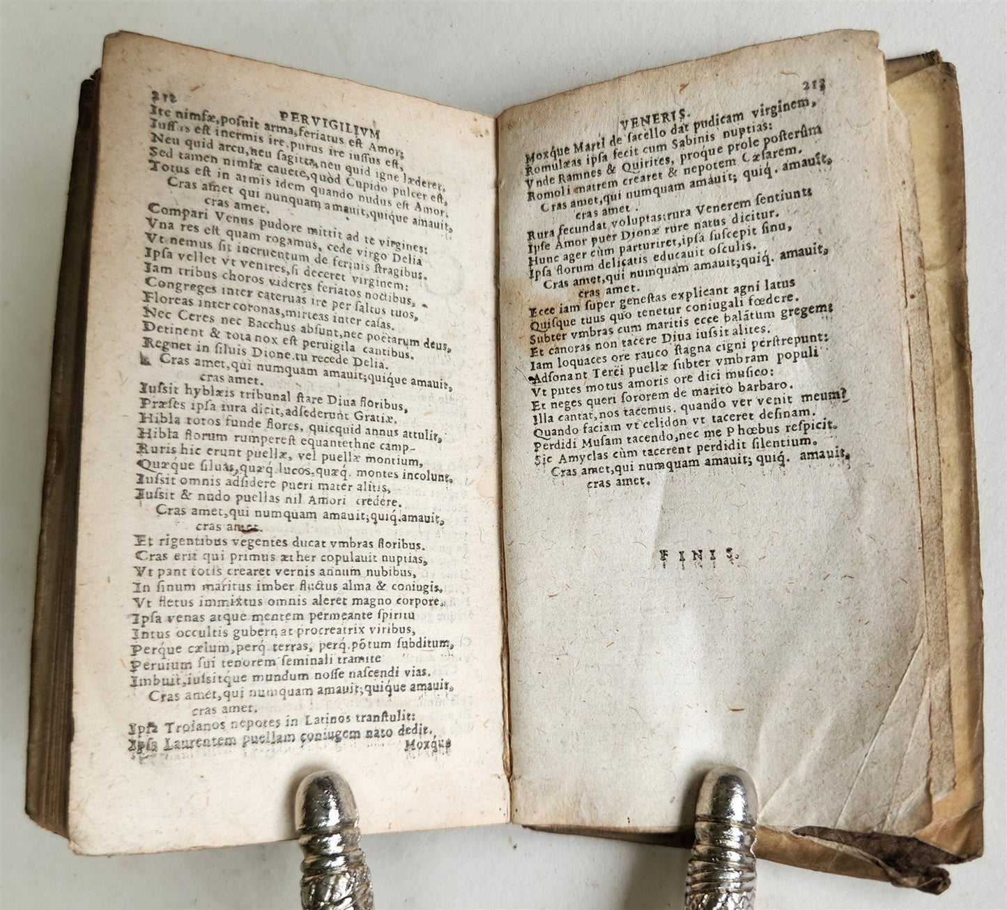 1613 LOVE POETRY antique 16th CENTURY CATULLUS TIBULLUS PROPERTIUS Plantin Press