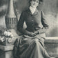 MISS ZENA DARE ACTRESS BELGIAN CHOCOLATE ADVERTISING ANTIQUE POSTCARD