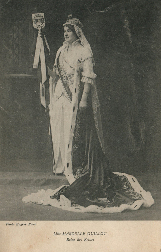 MARCELLE GUILLOT Queen of Queens REINE DES REINES ANTIQUE POSTCARD