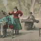 BLAHA LUJZA es KISS MIHALY early HUNGARIAN MOVIE ANTIQUE POSTCARD