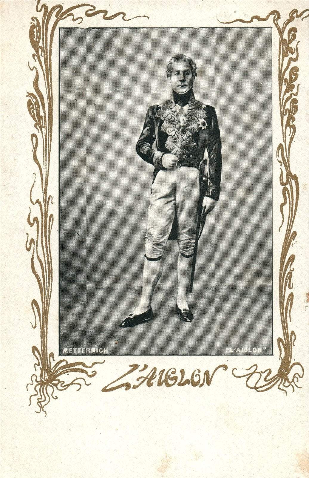 THEATRE PLAY METTERNICH L'AIGLON ANTIQUE POSTCARD