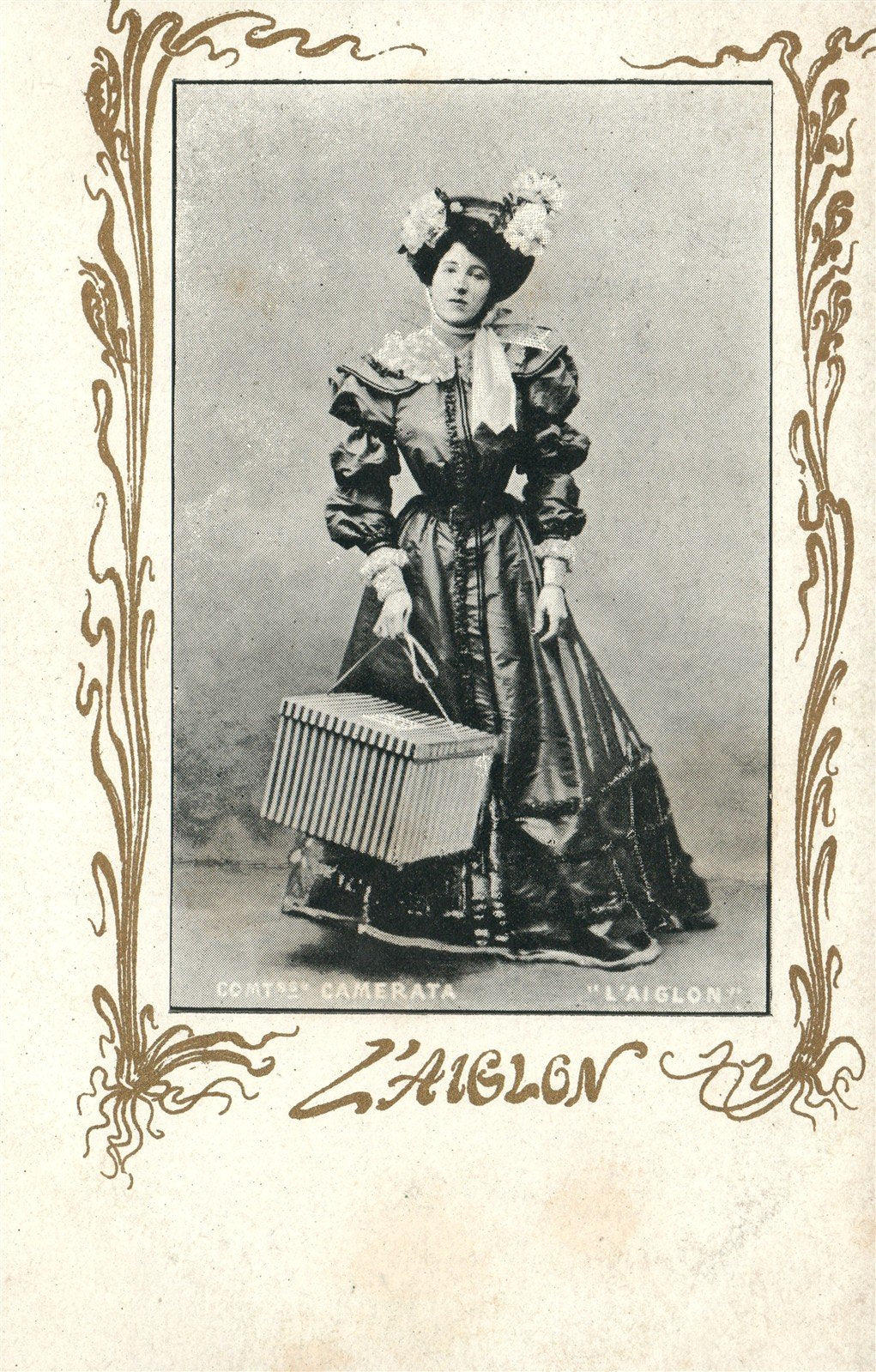 THEATRE PLAY COMTESSE CAMERATA L'AIGLON ANTIQUE POSTCARD