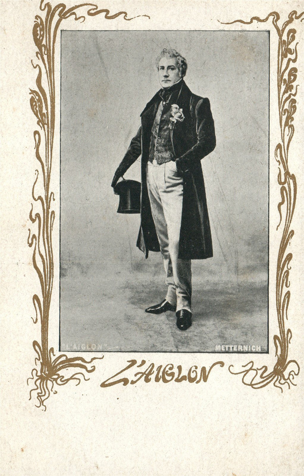 THEATRE PLAY METTERNICH L'AIGLON ANTIQUE FRENCH POSTCARD