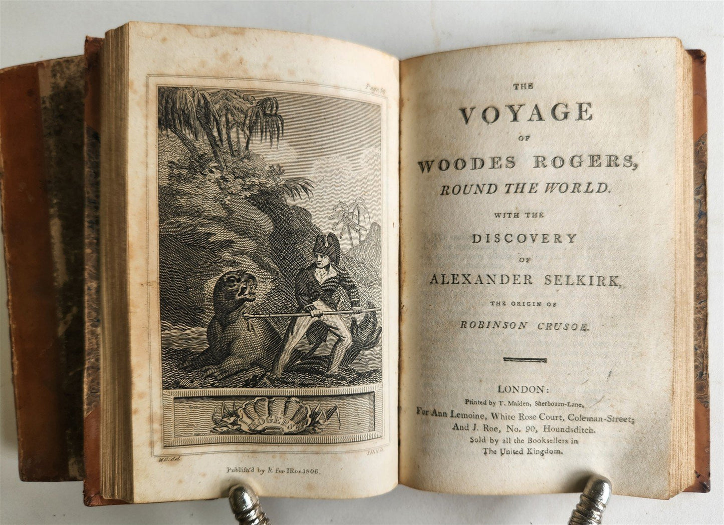 1806 Pocket Navigator Collection of Voyages antique 4 VOLS ILLUSTRATED