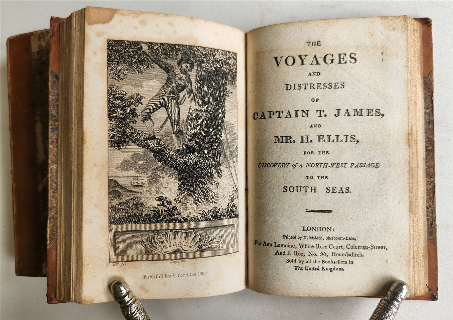 1806 Pocket Navigator Collection of Voyages antique 4 VOLS ILLUSTRATED