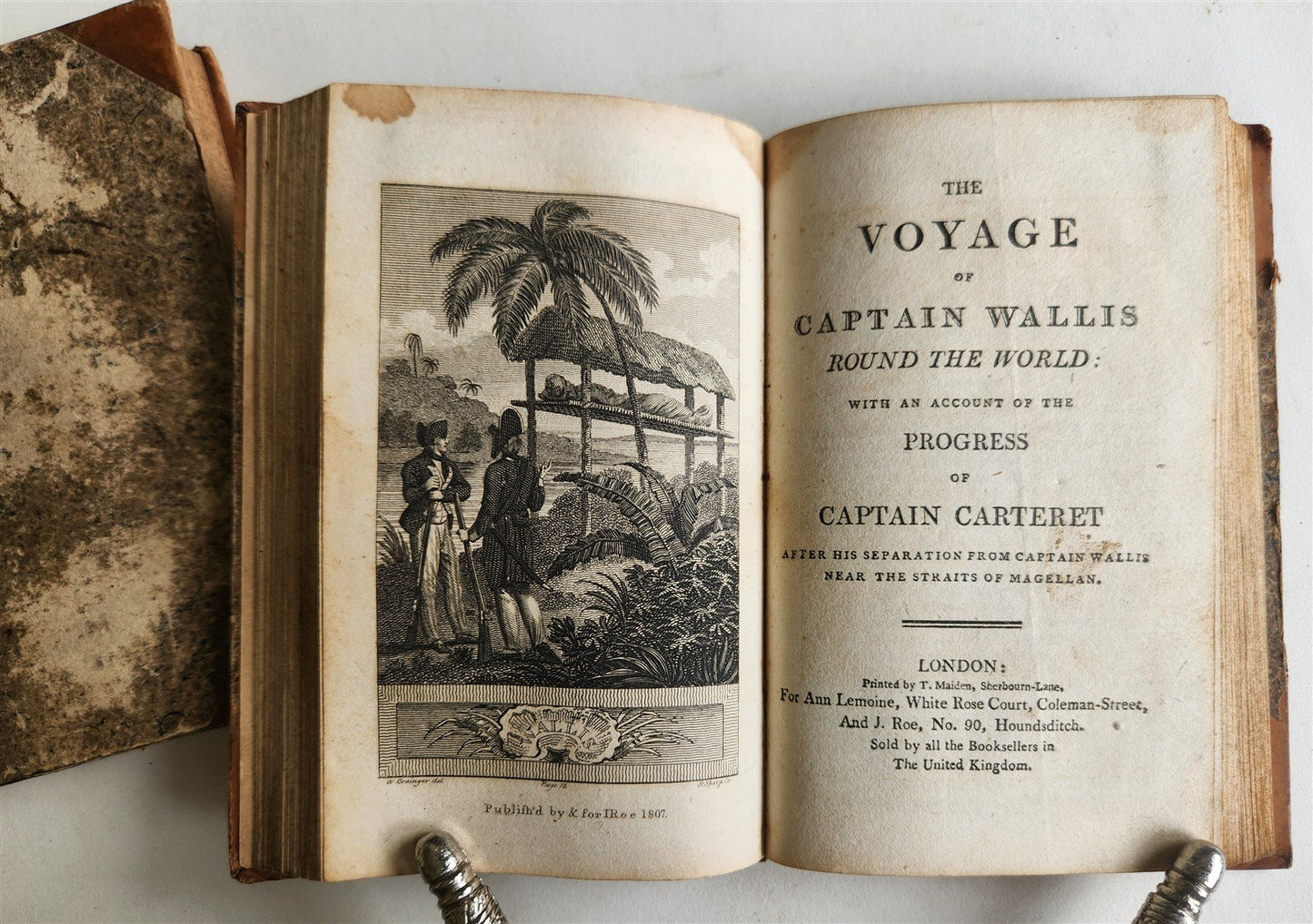 1806 Pocket Navigator Collection of Voyages antique 4 VOLS ILLUSTRATED