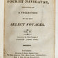 1806 Pocket Navigator Collection of Voyages antique 4 VOLS ILLUSTRATED