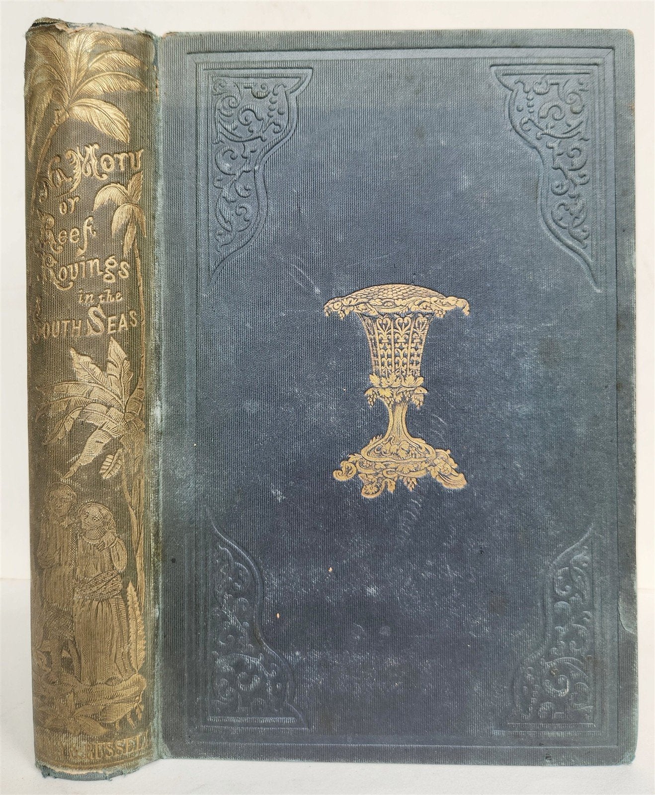 1854 Na Motu Reef-Rovings in South Seas HAWAII GEORGIAN SOCIETY ISLANDS antique