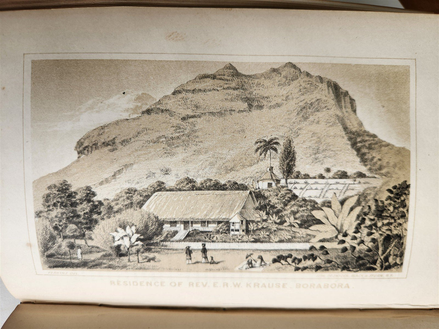 1854 Na Motu Reef-Rovings in South Seas HAWAII GEORGIAN SOCIETY ISLANDS antique