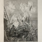 1877 DER ALTE MATROSE antique Illustrated GUSTAVE DORE Rime of Ancient Mariner