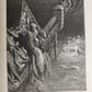 1877 DER ALTE MATROSE antique Illustrated GUSTAVE DORE Rime of Ancient Mariner