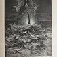1877 DER ALTE MATROSE antique Illustrated GUSTAVE DORE Rime of Ancient Mariner