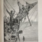 1877 DER ALTE MATROSE antique Illustrated GUSTAVE DORE Rime of Ancient Mariner