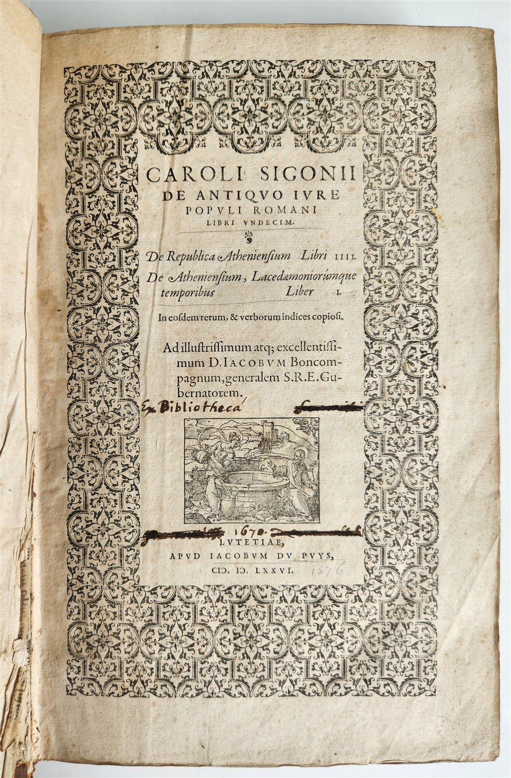 1576 HISTORY of ATHENS & SPARTA by Carlo SIGONIO antique 16th CENTURY FOLIO