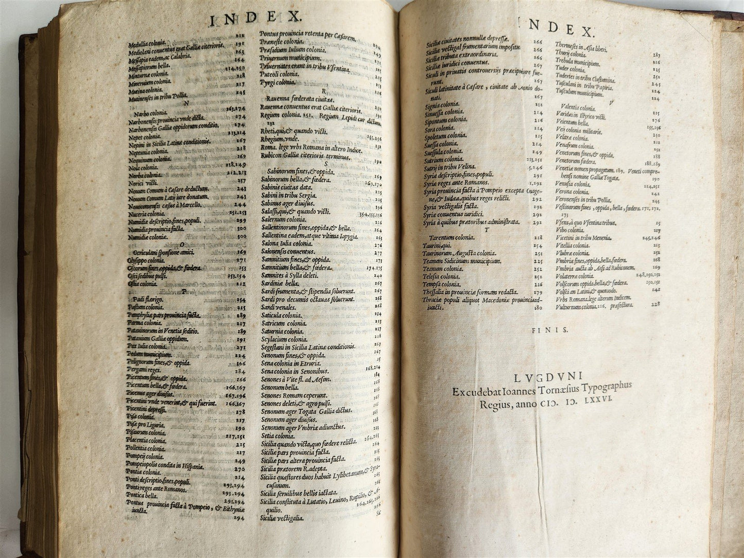 1576 HISTORY of ATHENS & SPARTA by Carlo SIGONIO antique 16th CENTURY FOLIO