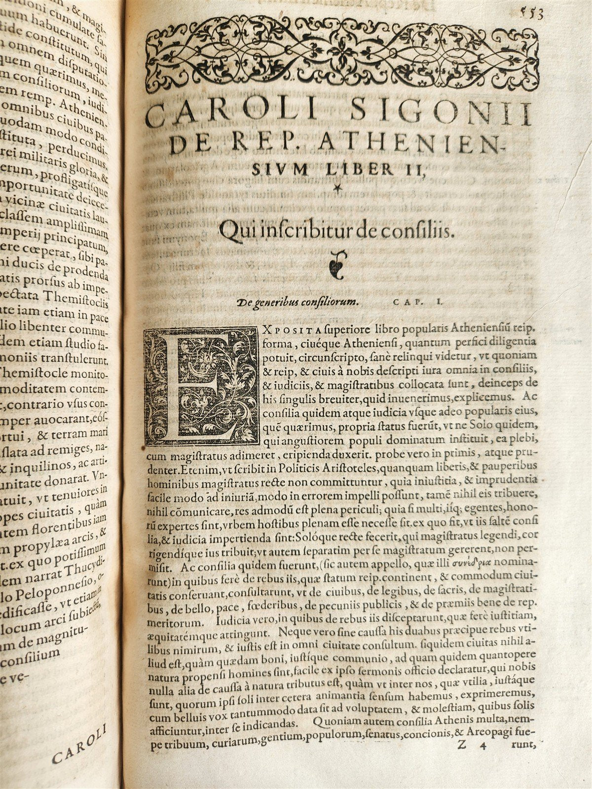 1576 HISTORY of ATHENS & SPARTA by Carlo SIGONIO antique 16th CENTURY FOLIO