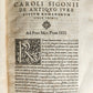 1576 HISTORY of ATHENS & SPARTA by Carlo SIGONIO antique 16th CENTURY FOLIO