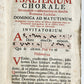 1737 MONUMENTAL Psalterium Romanum antique MASSIVE FOLIO w/ METAL DECORATIONS