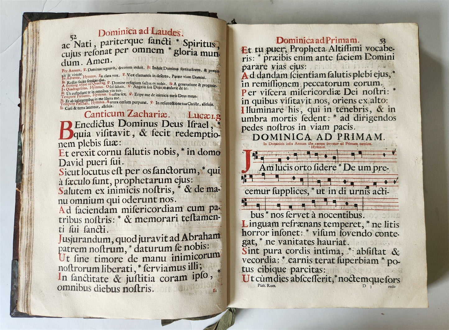 1737 MONUMENTAL Psalterium Romanum antique MASSIVE FOLIO w/ METAL DECORATIONS