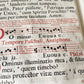 1737 MONUMENTAL Psalterium Romanum antique MASSIVE FOLIO w/ METAL DECORATIONS