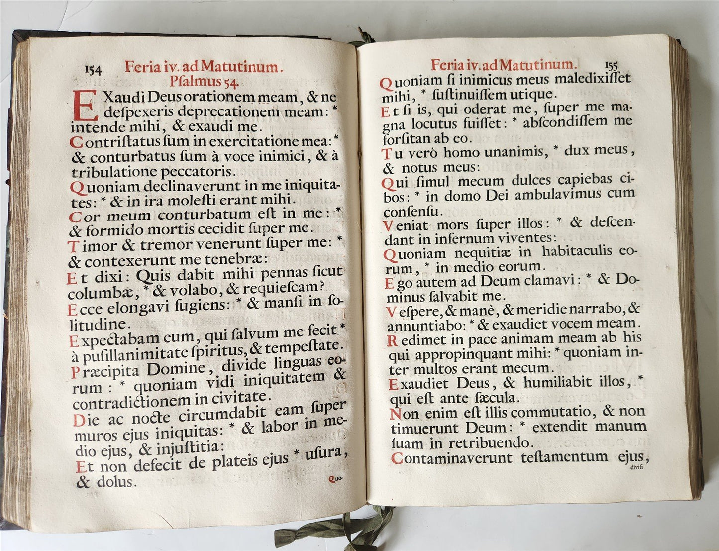 1737 MONUMENTAL Psalterium Romanum antique MASSIVE FOLIO w/ METAL DECORATIONS