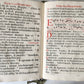 1737 MONUMENTAL Psalterium Romanum antique MASSIVE FOLIO w/ METAL DECORATIONS