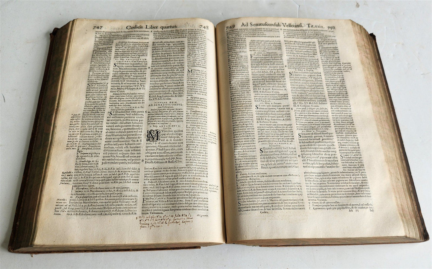 1559 CODEX DN. IUSTINIANI antique 16th CENTURY FOLIO Code of Justinian