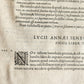 1530 SENECA L. Annaei SENECAE, PHILOSOPHI STOICORUM antique 16th CENTURY FOLIO