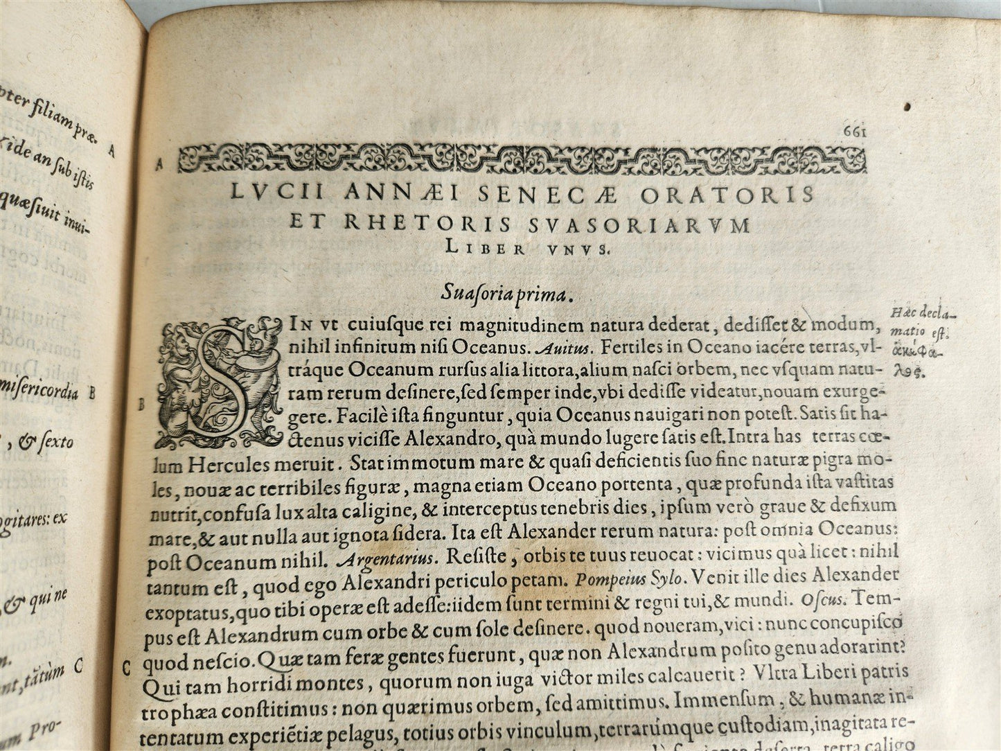1530 SENECA L. Annaei SENECAE, PHILOSOPHI STOICORUM antique 16th CENTURY FOLIO