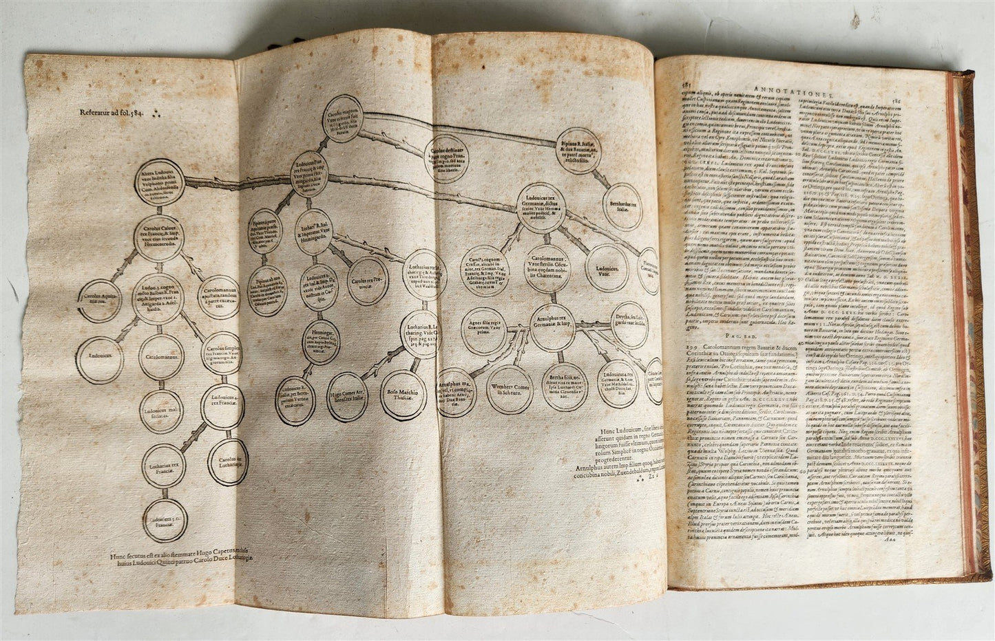 1601 ROMAN HISTORY by Johannes Cuspinianus antique FOLIO w/ GILT COAT of ARMS