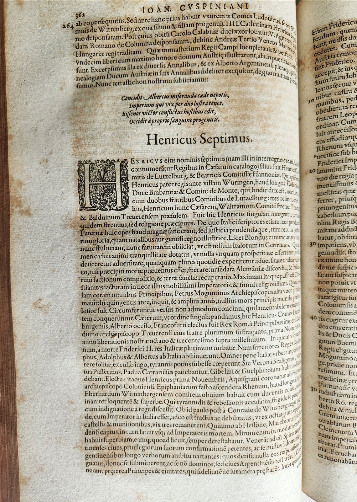 1601 ROMAN HISTORY by Johannes Cuspinianus antique FOLIO w/ GILT COAT of ARMS