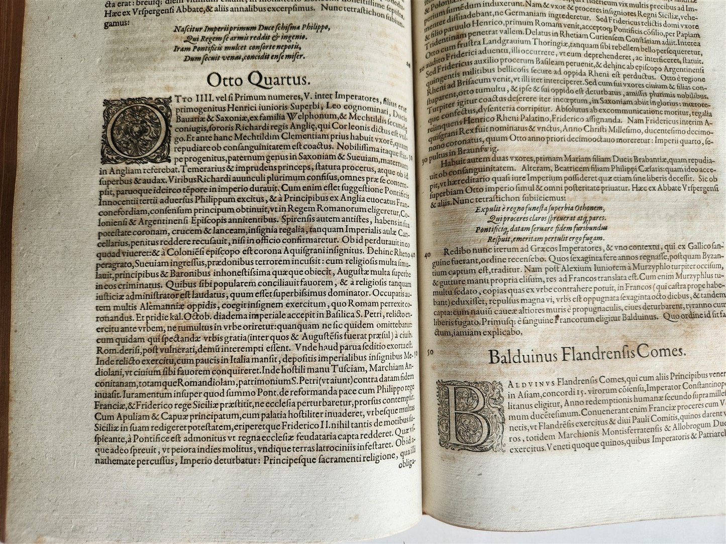 1601 ROMAN HISTORY by Johannes Cuspinianus antique FOLIO w/ GILT COAT of ARMS