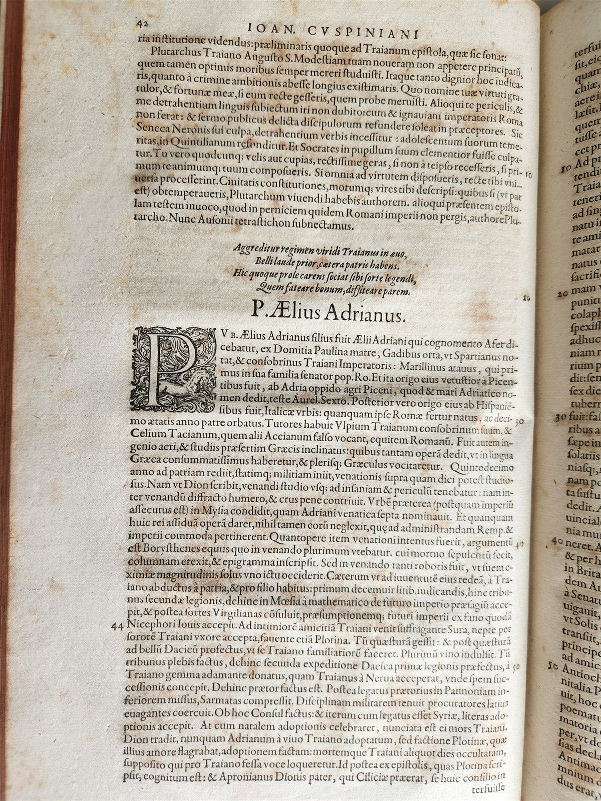 1601 ROMAN HISTORY by Johannes Cuspinianus antique FOLIO w/ GILT COAT of ARMS