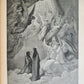 1880s DANTE'S PURGATORY and PARADISE ILLUSTRATED by GUSTAVE DORE antique FOLIO