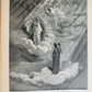 1880s DANTE'S PURGATORY and PARADISE ILLUSTRATED by GUSTAVE DORE antique FOLIO