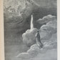 1880s DANTE'S PURGATORY and PARADISE ILLUSTRATED by GUSTAVE DORE antique FOLIO