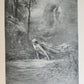 1880s DANTE'S PURGATORY and PARADISE ILLUSTRATED by GUSTAVE DORE antique FOLIO