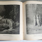 1880s DANTE'S PURGATORY and PARADISE ILLUSTRATED by GUSTAVE DORE antique FOLIO