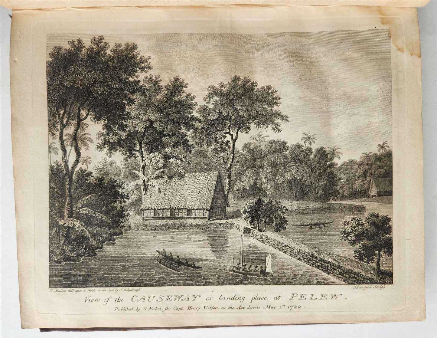 1803 ACCOUNT OF PELEW ISLANDS ANTIQUE ILLUSTRATED Palau ENGLISH by George Keate