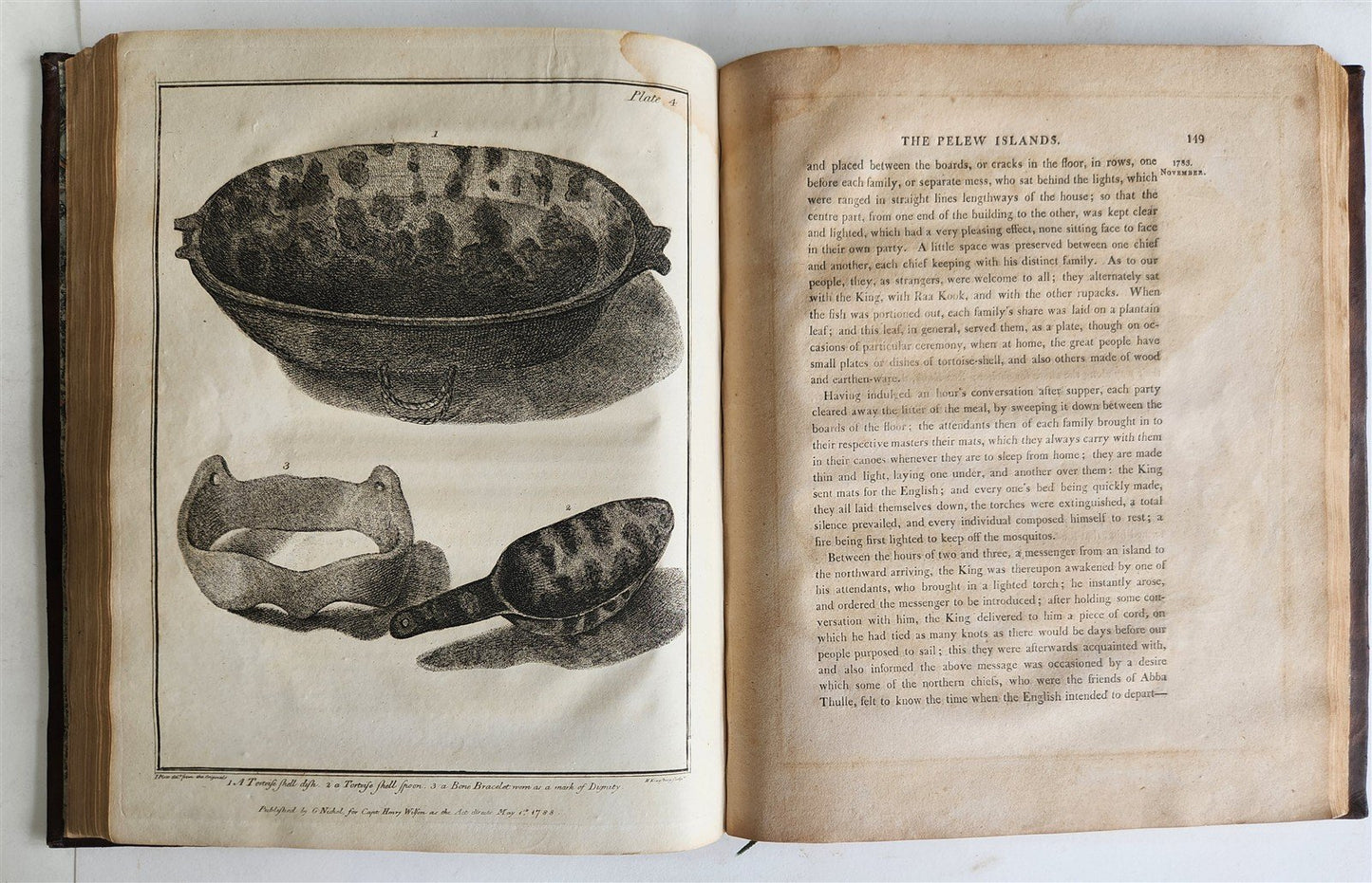 1803 ACCOUNT OF PELEW ISLANDS ANTIQUE ILLUSTRATED Palau ENGLISH by George Keate