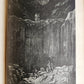 1880s DANTE'S INFERNO BEAUTIFULLY ILLUSTRATED by GUSTAVE DORE antique FOLIO