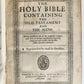 1639 BIBLE in ENGLISH antique OLD & NEW TESTAMENT Cambridge Th. Buck & R. Daniel