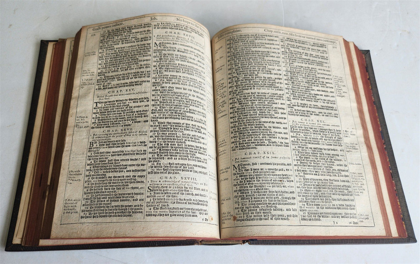 1639 BIBLE in ENGLISH antique OLD & NEW TESTAMENT Cambridge Th. Buck & R. Daniel