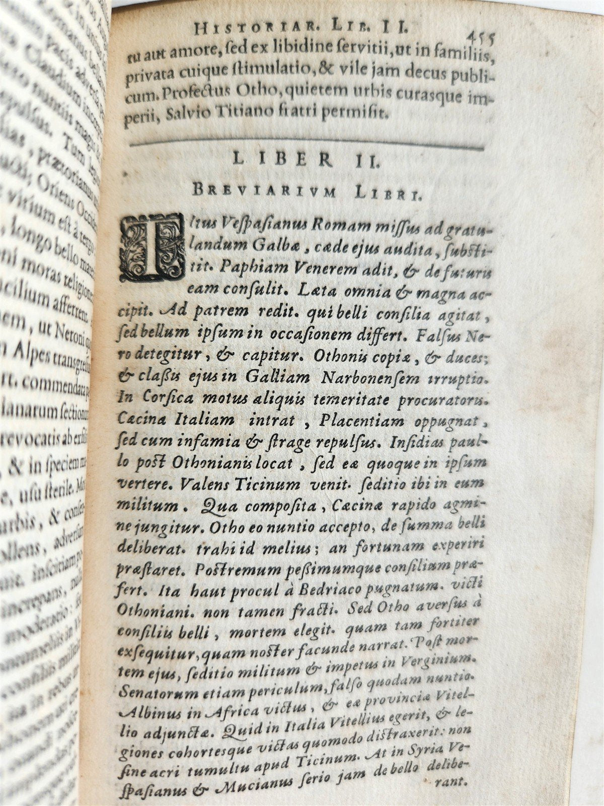 1640 C. CORNELII TACITI HISTORIARUM antique ELZEVIER PRESS