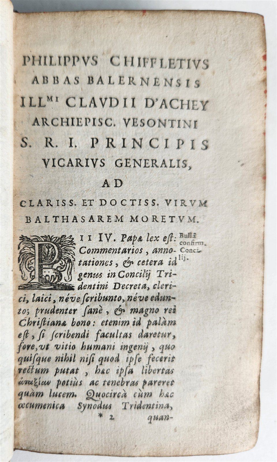 1640 CANONES et DECRETA CONCILII TRIDENTINI antique PLANTIN Council of Trent